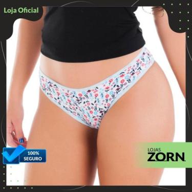 Imagem de Calcinha Conforto de Viés 100% Algodão Kit com 10