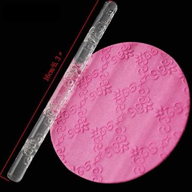 Imagem de Rolo de Massa Ylic de para Assar - Rolo de Massa e Pastelaria, Ideal para Bolos, Fondant e Argila - e Fácil de usar! (51017 impressão)