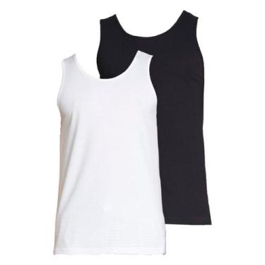 Imagem de Kit com 2 Camisetas Regata Masculina Hering 0199, G