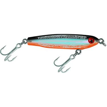 Imagem de MirrOLure 9MR-808 Mirroglass Suspend Twitchbait Preto Bk/Org/Prata 5,7 cm 3/173 g