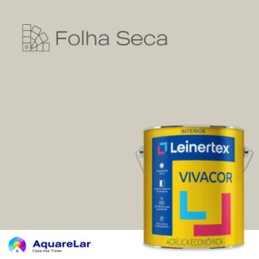 Imagem de Vivacor Acrílica Leinertex Fosco 3,6L, FOLHA SECA, 3,6L
