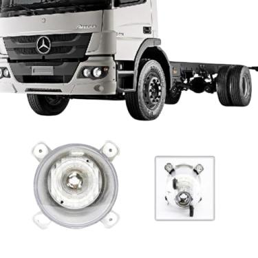 Imagem de Farol Bloco Otico Luz Baixa MB Atego Atron 2013 ate 2021 Actros 2016 ate 2021 Le H1 140Mm A9588201161