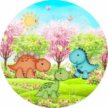 Imagem de Painel Festa Sublimado C/ Elástico 1,50m Dinossauro - Fadrix