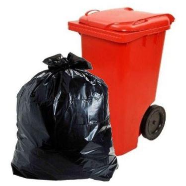 Imagem de Saco Lixo Preto Reforçado 300 Litros Pct Com 5 Quilos - HIGIPACK