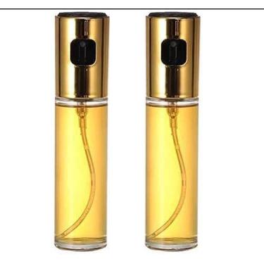 Imagem de Kit 2 Borrifadores De Azeite/Vinagre Galheteiro De Vidro 100ml (DOURAD