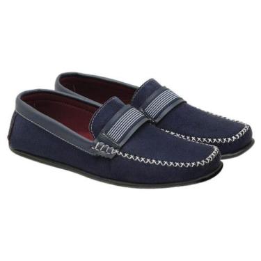 Imagem de Mocassim Sapato Social Masculino Estilo e Conforto - Torrenezzi, Azul,
