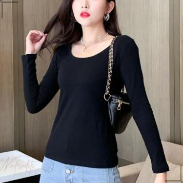 Imagem de Camisa Térmica Segunda Pele Feminina Quentinha Com Forrada - Prime Lin