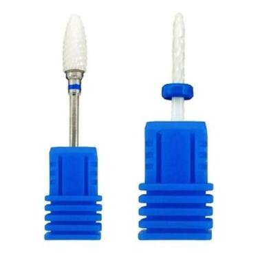 Imagem de Kit 02 Broca Cerâmica Acabamento Motor Lixa De Unha Nail - OEM