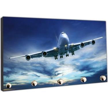 Imagem de Porta Chaves Avião Boeing Casa Escritório Organizador RC000 - Vital Pr