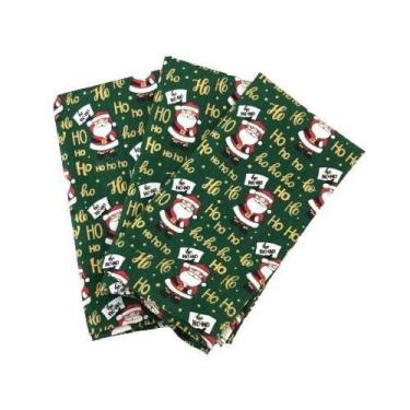 Imagem de Kit 16 Guardanapo Tecido Tricoline Algodão Para Natal 40x40 - Marphi C