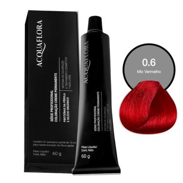 Imagem de Coloração Creme Permanente Acquaflora 0.6 Mix Vermelho 60g