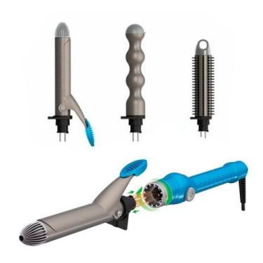 Imagem de Modelador de Cachos 25mm Babyliss PRO Nano Titanium 3 em 1 Lock 'N Sty