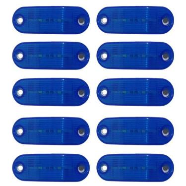 Imagem de Kit 10 Lanternas Placa Bivolt Onibus Caminhão Carreta Van - Indústria 