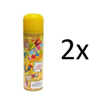 Imagem de 2 Espuma Artificial Em Spray Branca Festa Carnaval - Floco loko