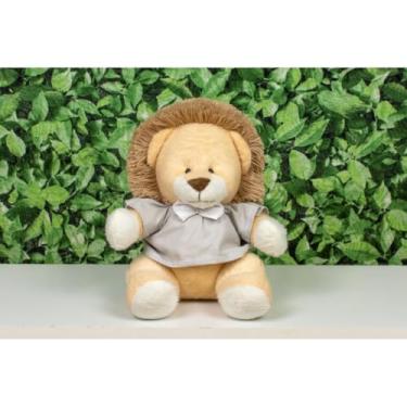 Imagem de PELUCIA SAFARI LEÃO PROVENCE 18 CM - PARA DECORAÇÃO (cinza liso)