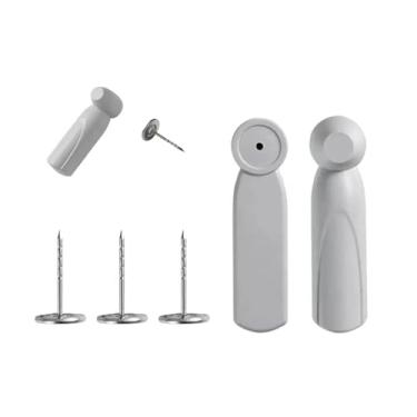 Imagem de 100 peças/lote etiqueta magnética pequena antifurto para shopping centers e supermercado vestuário varejo 58khz etiqueta rígida