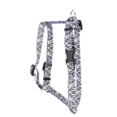 Imagem de Yellow Dog Design Peitoral damasco estilo romano H para cães com circunferência do peito de 71 a 91 cm, GG / 2,5 cm de largura