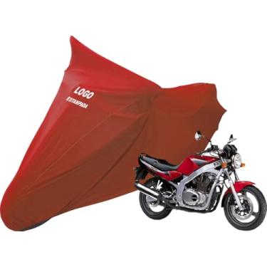 Imagem de Capa De Moto Suzuki GS 500 Sob Medida Com Logo (Vermelho)