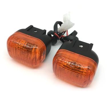 Imagem de SPNUVR 2 peças de luzes indicadoras de pisca dianteiras para motocicleta, adequado para Yamaha BWS 50 100 125 ZUMA/50F/50 FX ZUMA 125 (âmbar)