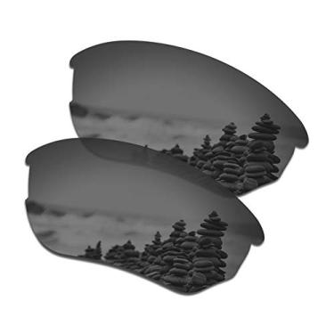 Imagem de SmartVLT Lentes de reposição masculinas cromadas pretas para óculos de sol Oakley Flak Beta OO9363