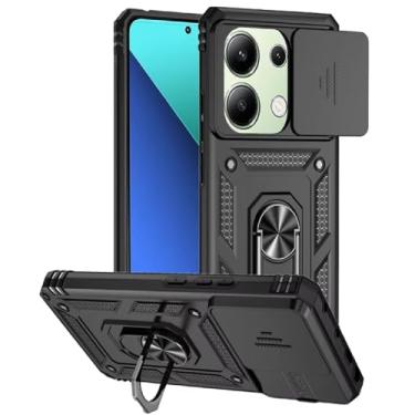 Imagem de Capa Armadura Ring Stand 360 Antichoque Para Xiaomi Redmi Note 14s / Note 13 Pro 4G / Poco M6 Pro 4G – Suporte Magnético, Proteção Reforçada, Giro Completo