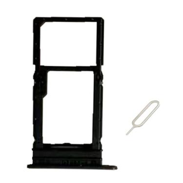 Imagem de UPONEW Bandeja de cartão SIM para Samsung Galaxy A16 5G e suporte de cartão SIM Micro SD parte de reposição (preto)