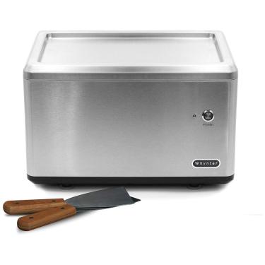 Imagem de Sorveteira Elétrica Aço Inoxidável 0,5 Litros, 110v, WHYNTER ICR 300SS, Prateado