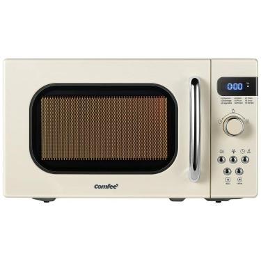 Imagem de Micro ondas Retro de Bancada 19 Litros Multifuncional, 700W, 110v, COMFEE AM720C2RA R, Marrom