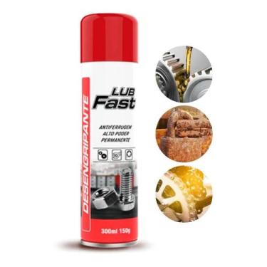 Imagem de oleo lubrificante desengrepante lub fast 300ml spray