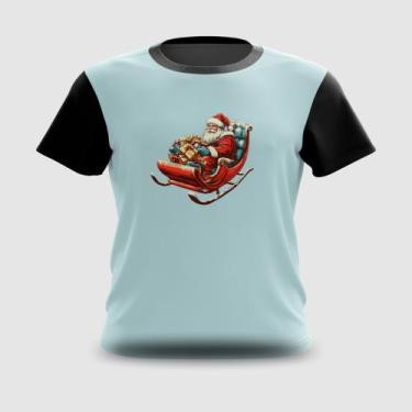 Imagem de Camiseta Camisa Papai Noel no Trenó Natal - FABRIQUETA, XG