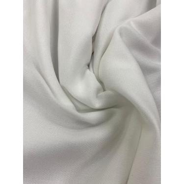 Imagem de Entretela de tecido  colante na cor branca grossa 