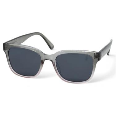 Imagem de Óculos de Sol Casual Unissex Polo London Club, Lente Proteção UV400 - Kit contém Case Couro ECO (Rosa fume)