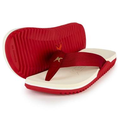 Imagem de Chinelo Kenner Nk6 Pro Masculino - Branco e Vermelho - 36/37-Masculino