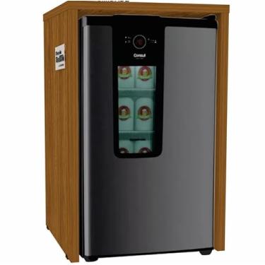 Imagem de Bancada Bar Para Embutir Cervejeira Frigobar Adega Vinhos FREIJÓ