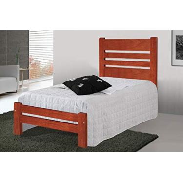 Imagem de Cama Solteirão (Solteiro Extra) Prime de Madeira Maciça Tauari - Cor Mel