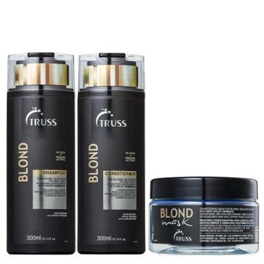 Imagem de Truss Blond Kit Shampoo Condicionador e Máscara 180g