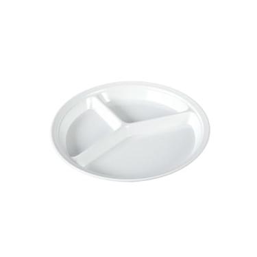 Imagem de Prato de mesa branco, imitação de porcelana lanche multi-grade prato de lanche -228