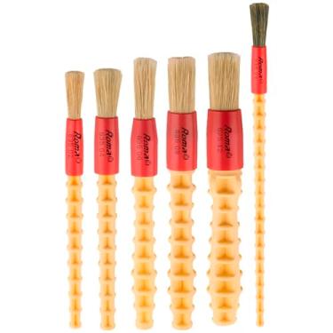 Imagem de Pincel De Detalhamento Automotivo Roma Cerdas Macias 6 Und