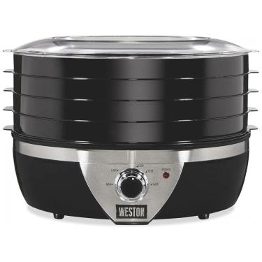 Imagem de Desidratador de Alimentos 4 Bandejas com Controle de Temperatura, 500W, 110v, WESTON BRANDS 75 0640 W, Preto