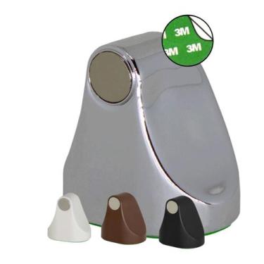 Imagem de Trava Fixador Porta Vidro Madeira Magnético Comfort Door Sem Furar O C