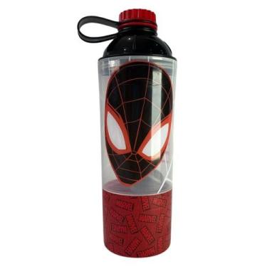 Imagem de Garrafa Shakeira Homem-Aranha 600ml Treinos e Lancheira - Plasútil