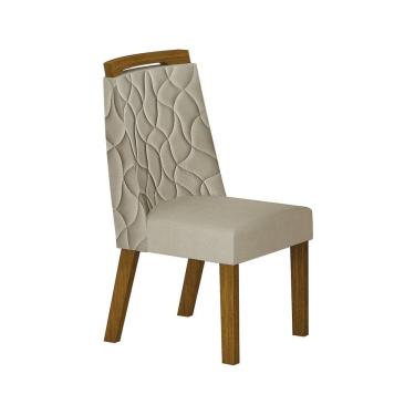 Imagem de Conjunto 2 Cadeiras para Sala de Jantar Dacota Freijó/Palha