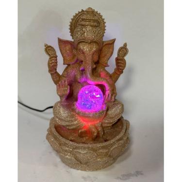 Imagem de Fonte de Água Decorativa Elefante, Símbolo de Prosperidade e Sorte