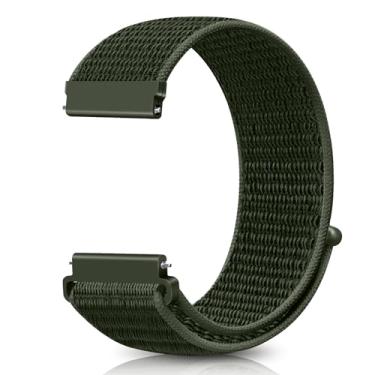 Imagem de AVOD Pulseiras esportivas de nylon de 22 mm compatíveis com Samsung Galaxy Watch 3 de 45 mm/Galaxy Watch de 46 mm/Gear S3 Frontier/Classic/Garmin Venu 3/Venu 2/Vivoactive 4/Fossil Gen 6 de 44 mm