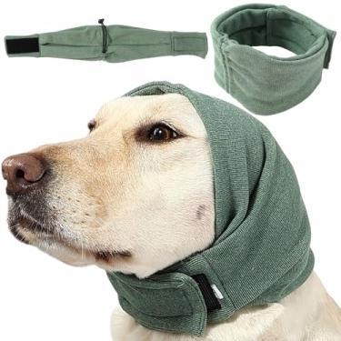 Imagem de Kercynar Moletom com capuz redutor de ruído, protetores de ouvido para banho, tempestades, moletom com capuz para alívio de ansiedade para cães