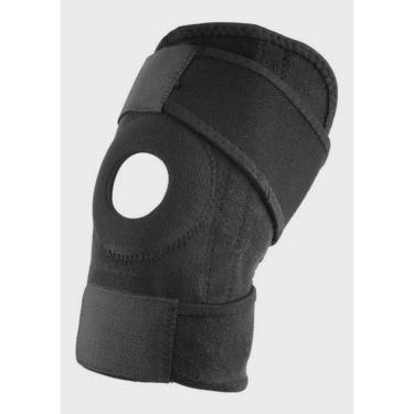 Imagem de Joelheira Ortopédica Articulada de Compressão - Ajustável e Esportiva serve para todos os esportes