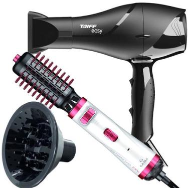 Imagem de Secador De Cabelo Taiff 1700w Ions Profissional Ar Quente Frio Preto D