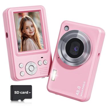 Imagem de Câmera digital meetrye fhd 1080P Kids 48MP 18X Zoom 32GB Cartão