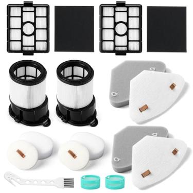 Imagem de Filtro de substituição IP3251 IP3252 IP3124 HEPA compatível com Shark IP3251 sem fio PowerDetect Clean Empty Stick Aspirador leve e Shark IP3251C PowerDetect Sistema Auto Empty Dock (pacote com 2)