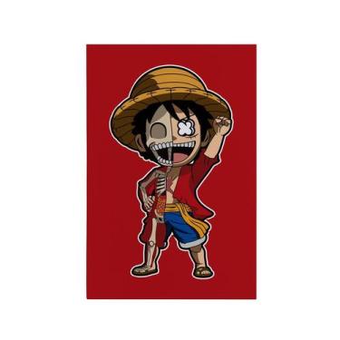 Imagem de Quadro Decorativo Canvas Luff Pirata One Piece Esqueleto - Bazar dos Q